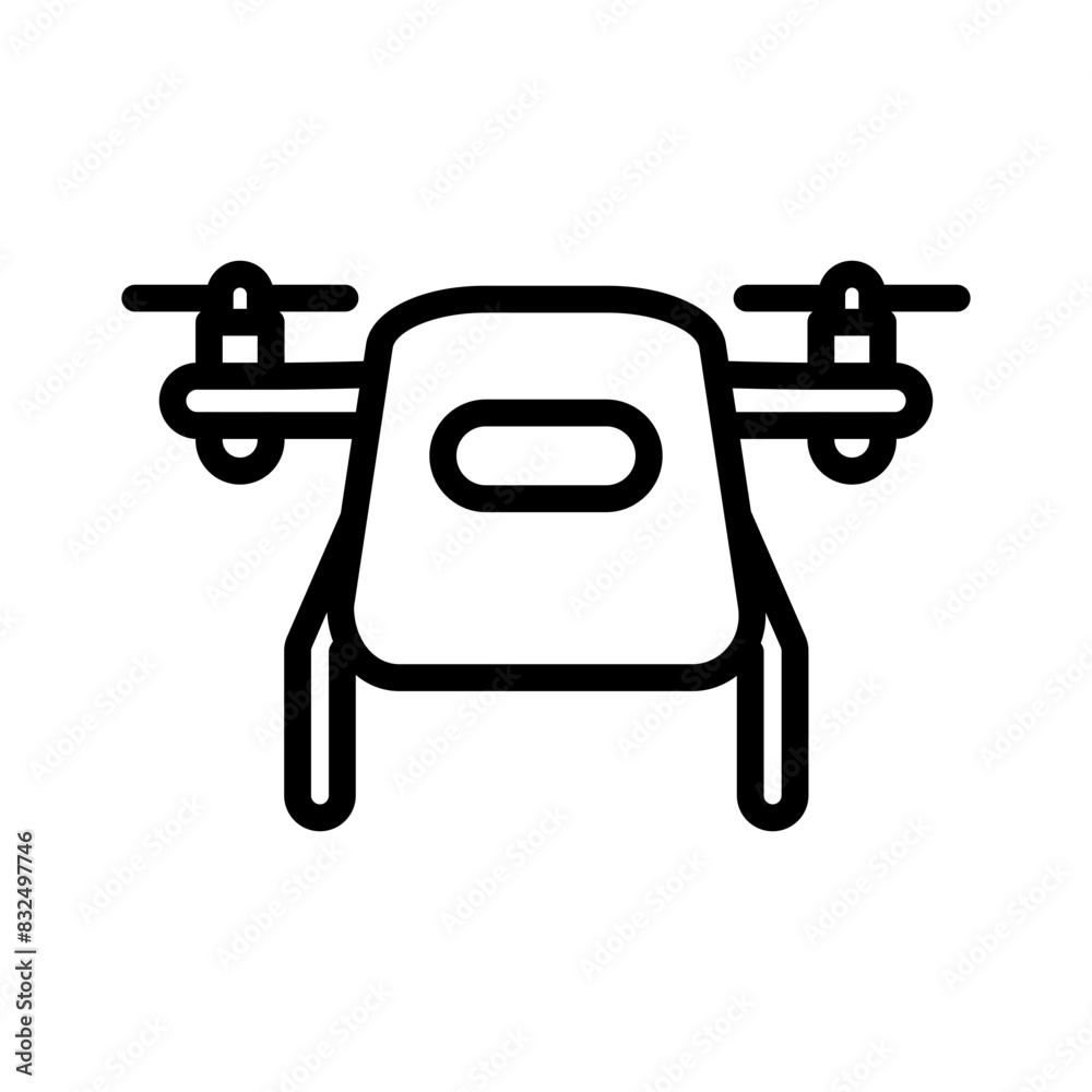 Drone line icon. Drone icon. Camera drone icon isolated on white background. Transparent background, minimalist symbol. Vector images Drone line icon. Drone icon. Camera drone icon isolated on white background. Transparent background, minimalist symbol. Vector images