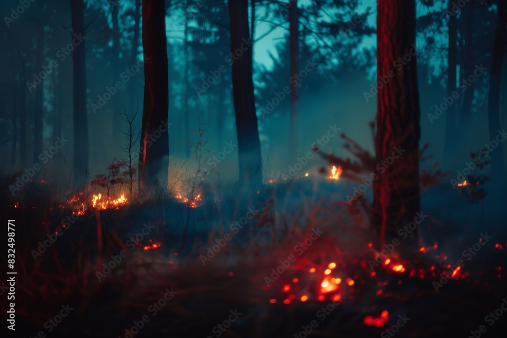 Wildforest fire burning forest trees eecological disaster smoke aerial view from helicopter danger death animals damage hazard blaze pollution tragedy Wildforest fire burning forest trees eecological disaster smoke aerial view from helicopter danger death animals damage hazard blaze pollution tragedy