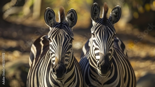 Zebras originally found across Africa disappeared from the northern regions of the continent in ancient times photo