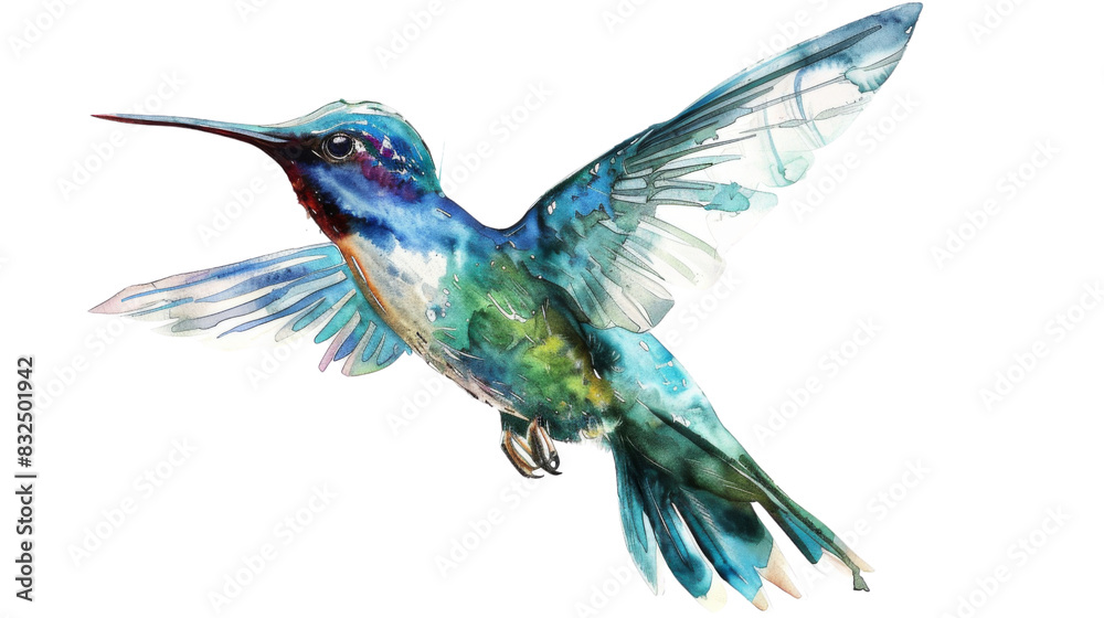 Fototapeta premium Hummingbird, Flying bird