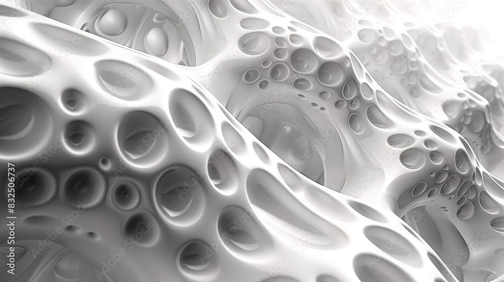 pristine white background with silver geometric patterns and subtle highlights, 
white porosity clean background