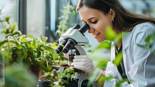 Scientist Conducting Microb...