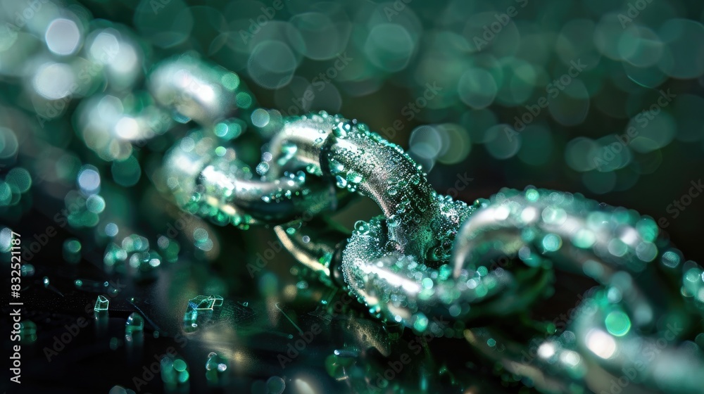Breaking Chains: Efforts to Reduce Dependence on the US Dollar - Digital Artwork