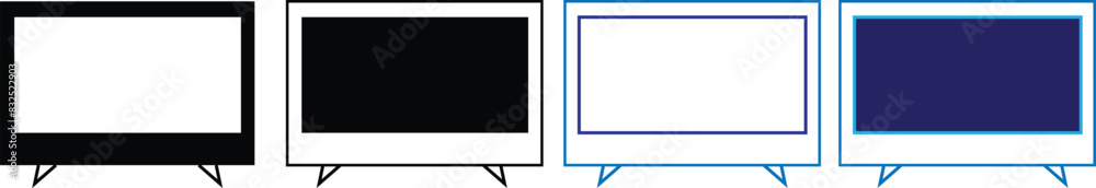 Retro TV icon in flat style, black and white retro TV icon, Vector illustration of Retro TV icon for you design eps 10. Retro TV icon in flat style, black and white retro TV icon, Vector illustration of Retro TV icon for you design eps 10.