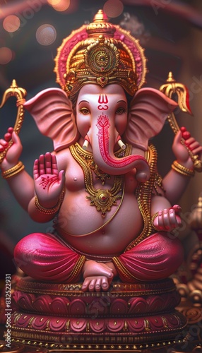 Vibrant ganesh chaturthi processions featuring adorned idols and traditional attire
