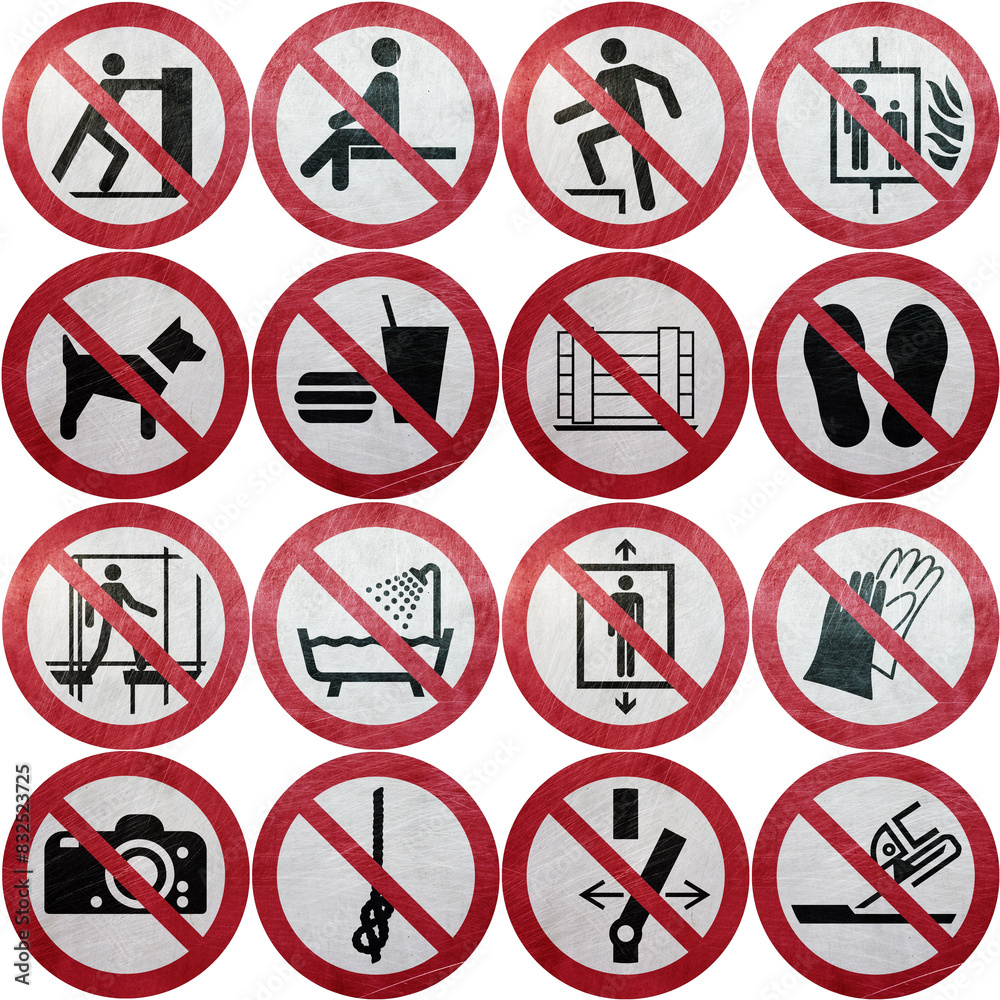 uni en iso 7010 p, prohibition signs, international standard uni en iso 7010 p, prohibition signs, international standard