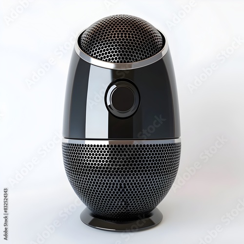 Modern Design Wireless Speaker on White Background photo