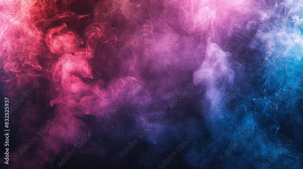 Abstract wave of blue and pink smoke. Smoke abstract background Abstract wave of blue and pink smoke. Smoke abstract background