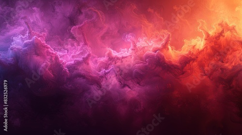 Abstract wave of magenta smoke. Smoke abstract background