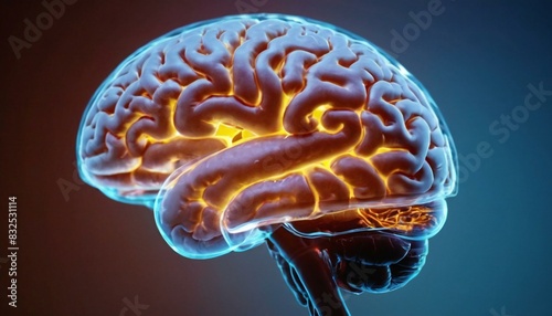 a human brain with the brain labeled with the brain labeled with the brain