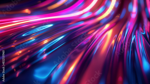 Liquid Light Patterns in Vibrant Colors