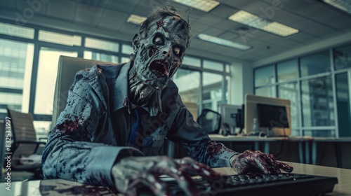 Zombie in the Office photo
