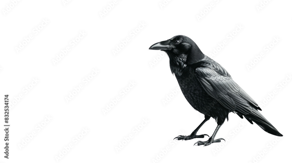 Fototapeta premium Crow blackbird animal 