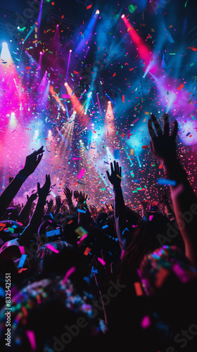 Crowd of people at concert