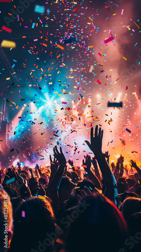 Crowd of people at concert