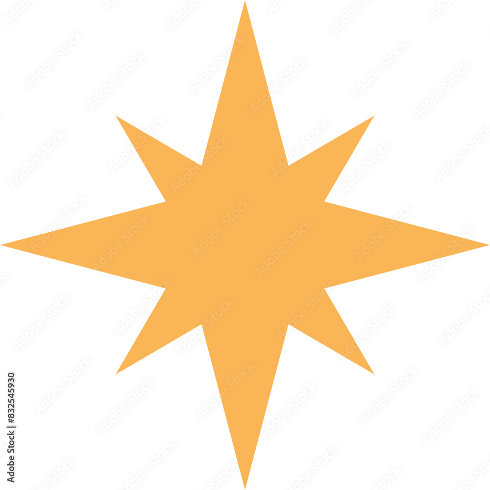 Sparkling Star Element Vector Sparkling Star Element Vector