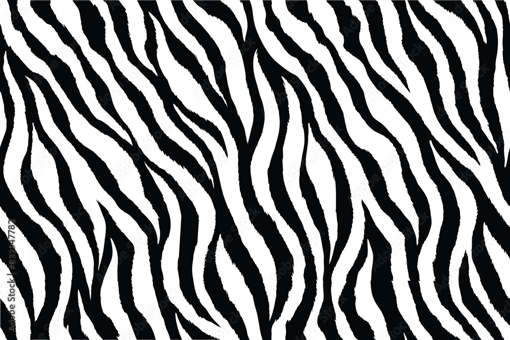 Seamless Tiger Skin Pattern Monochrome Seamless Tiger Skin Pattern Monochrome