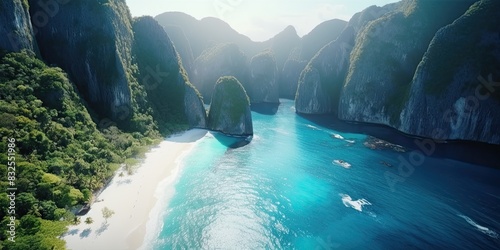 Maya Bay, phi phi island photo