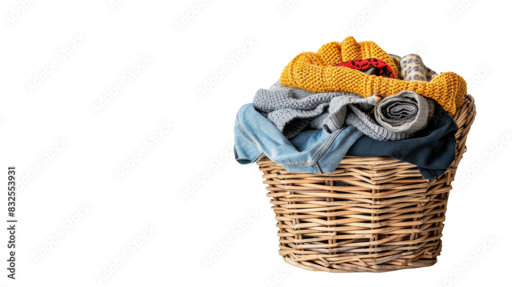 Obraz premium Clothes in a basket