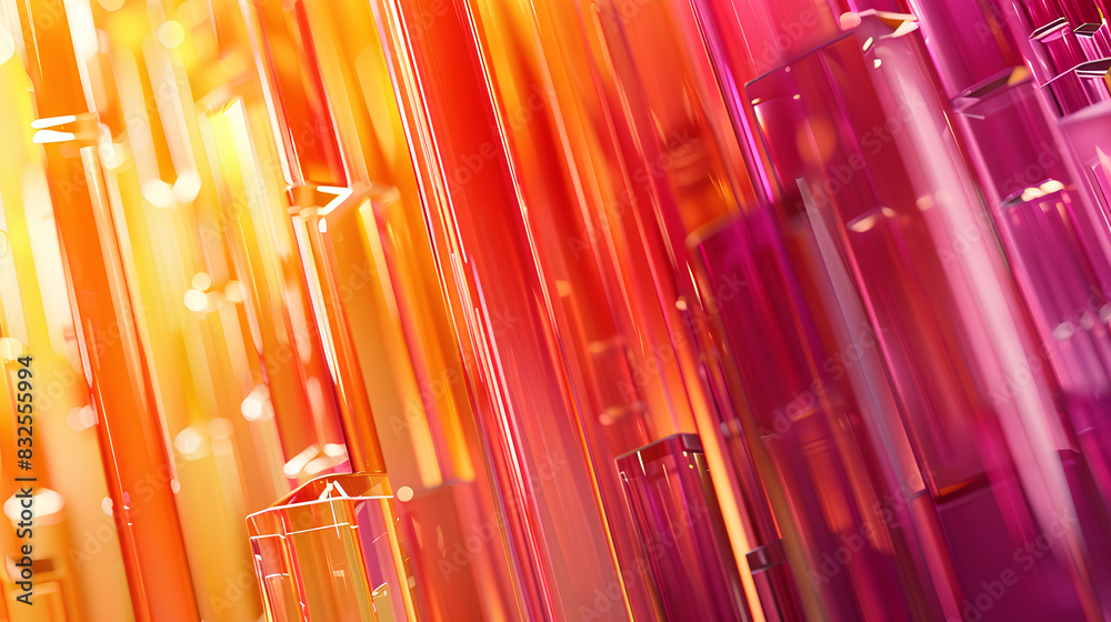 an abstract background with a reeded glass effect in a 3D render vibrant and dynamic, incorporating bold and bright colors an abstract background with a reeded glass effect in a 3D render vibrant and dynamic, incorporating bold and bright colors