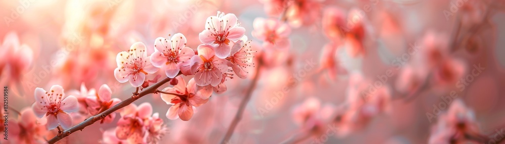 A close up of a pink flower with a pink background