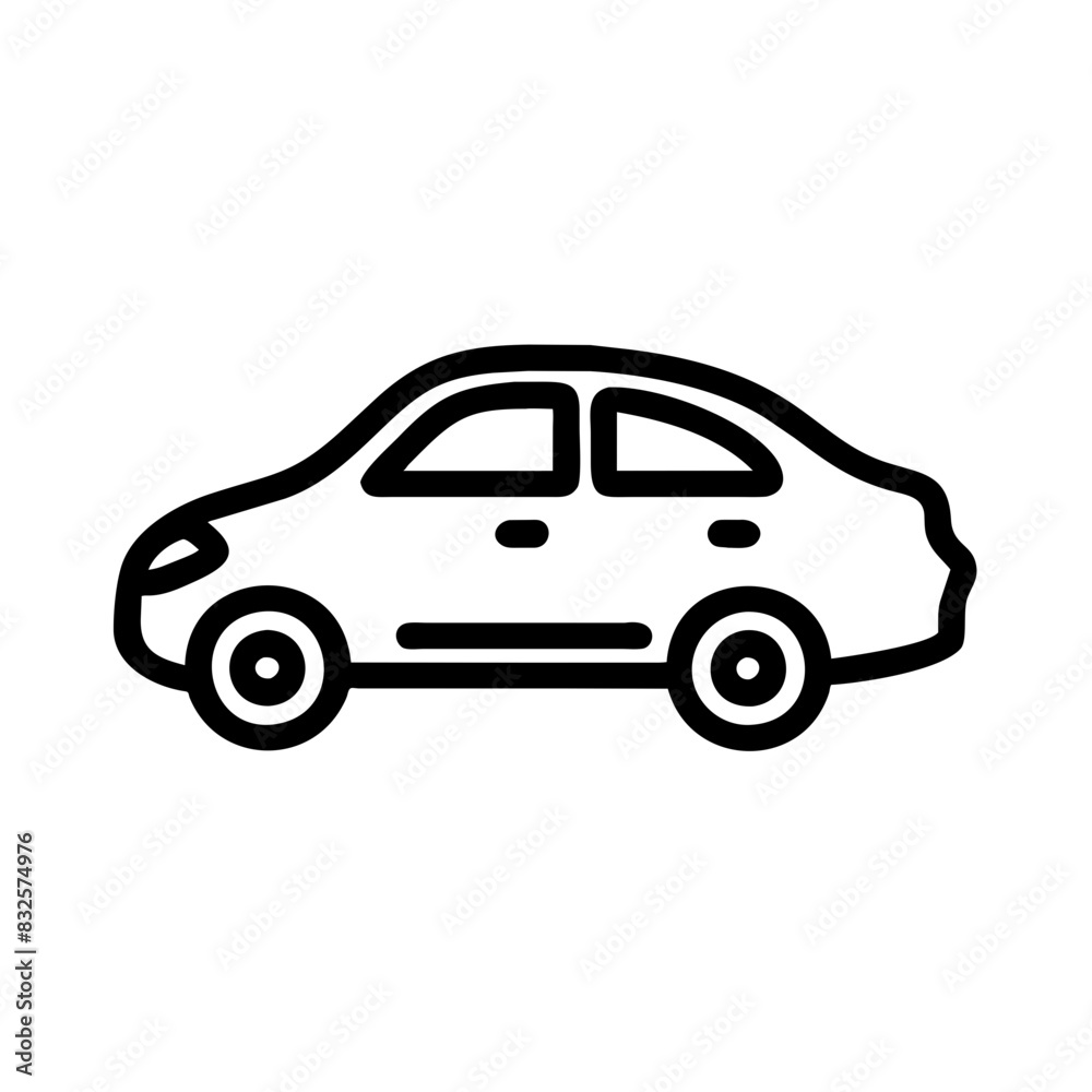 Outline Car Icon Outline Car Icon