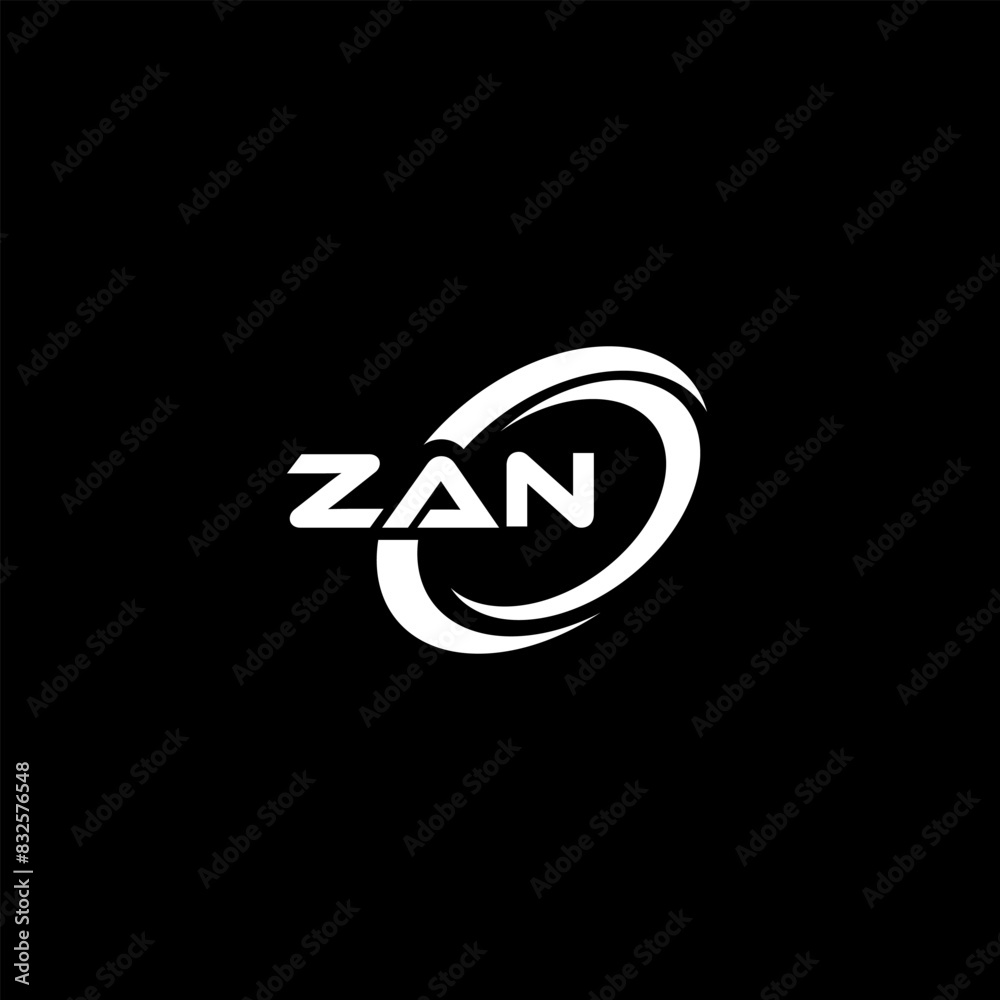 ZAN LETTER LOGO WITH WHITE COLOR ZAN LETTER LOGO WITH WHITE COLOR