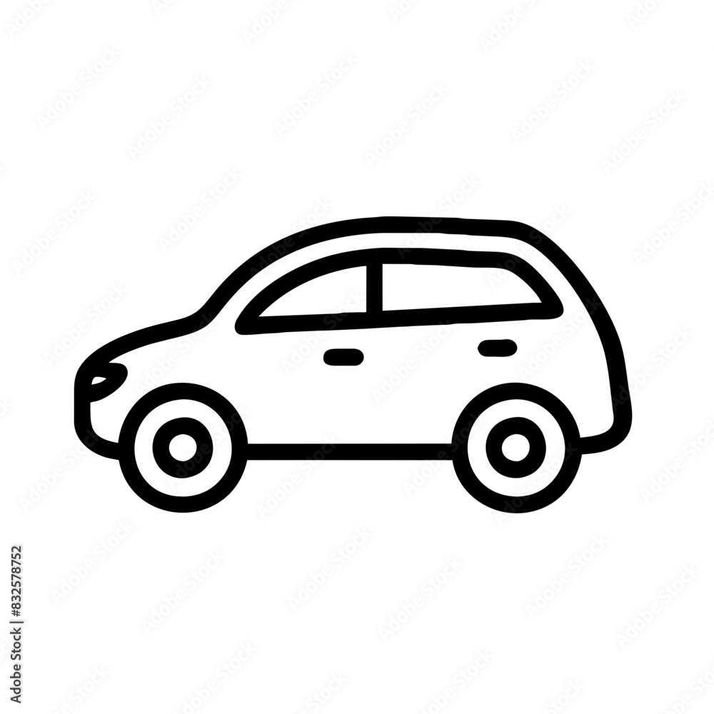 Car Outline Icon Car Outline Icon