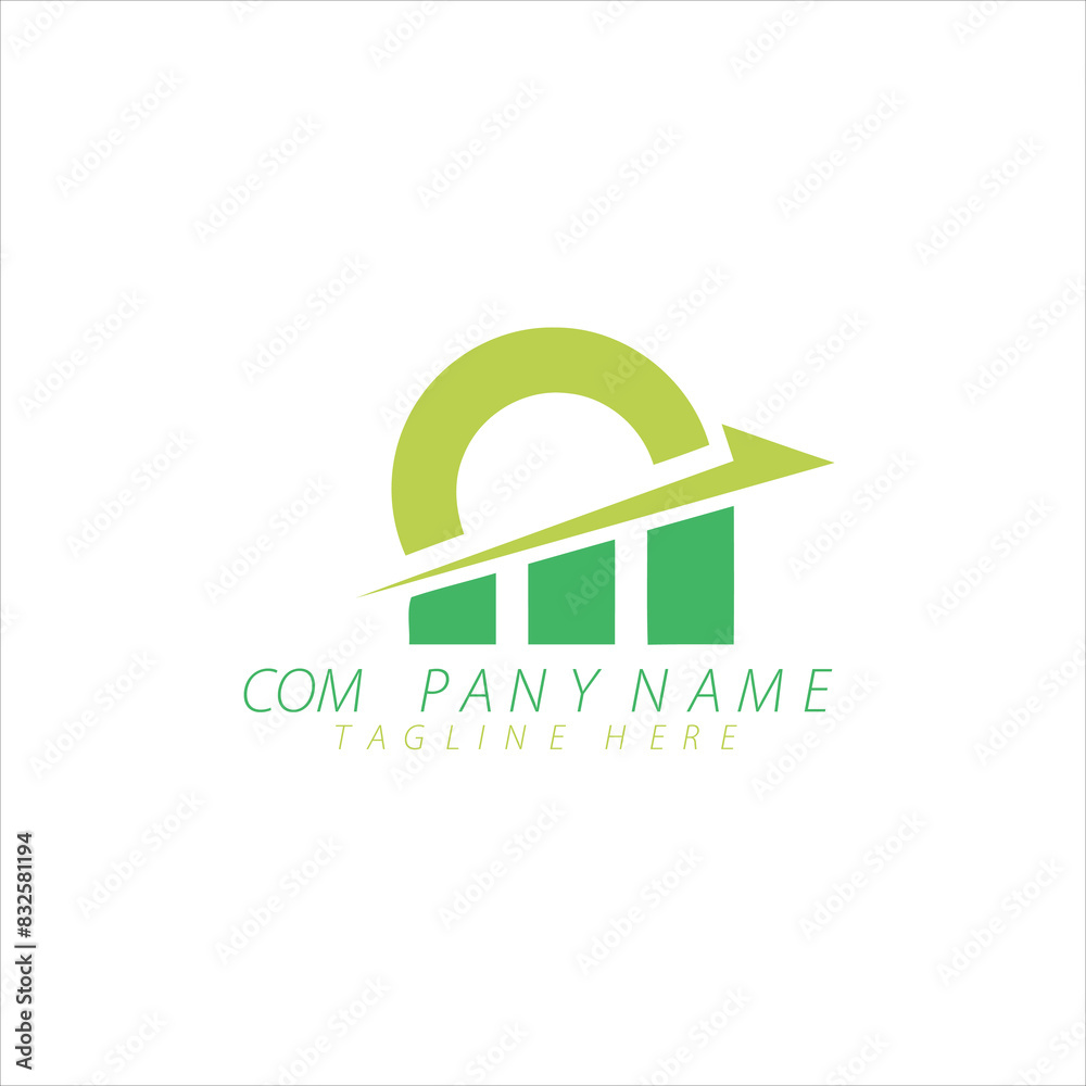 Fototapeta premium Abstract square logo design