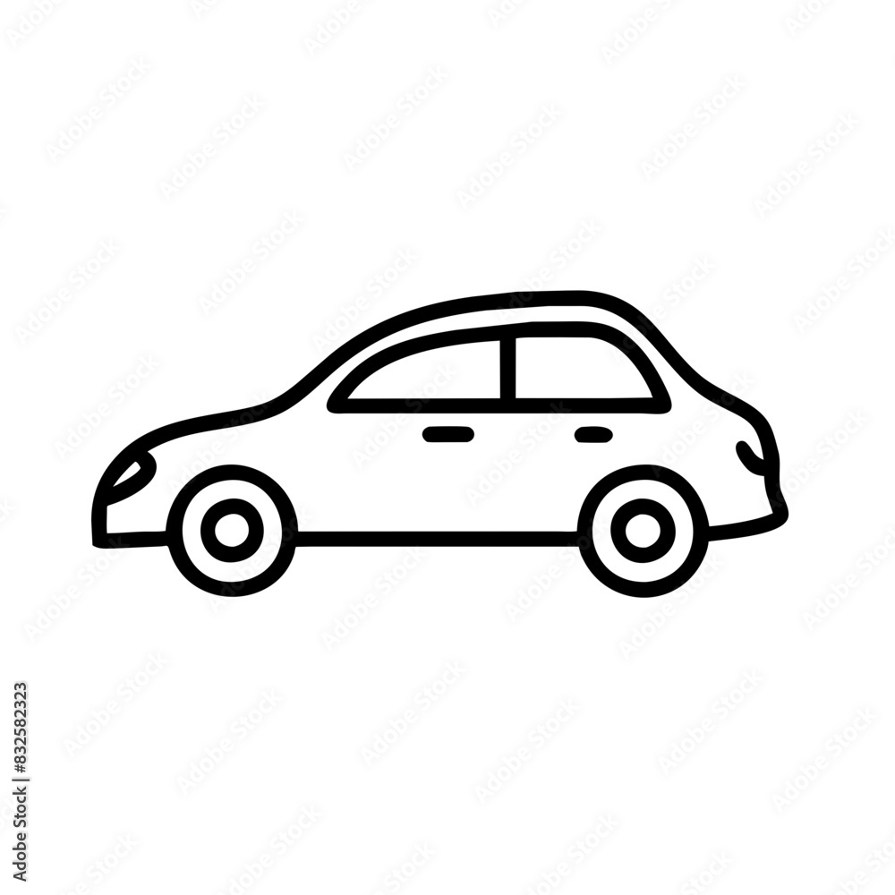 Car Outline Icon Car Outline Icon