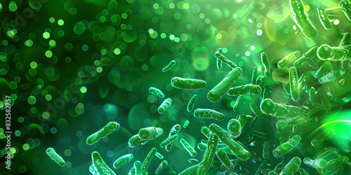 Emerald Quorum Sensing in Bacterial Communities: Microscopic exploration of emerald-colored quorum sensing molecules regulating bacterial communication and collective behaviors in biofilms
