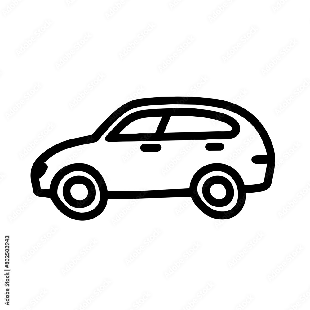 Car Outline Icon Car Outline Icon