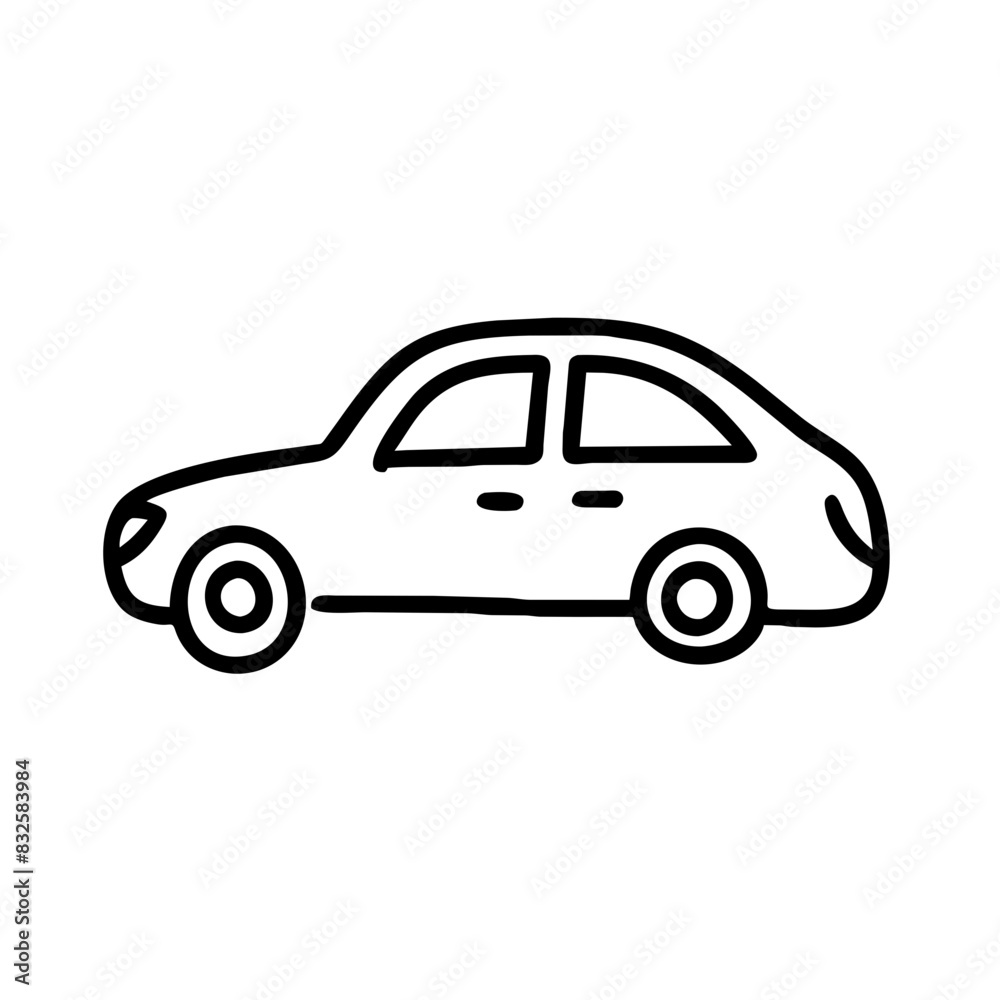 Car Outline Icon Car Outline Icon