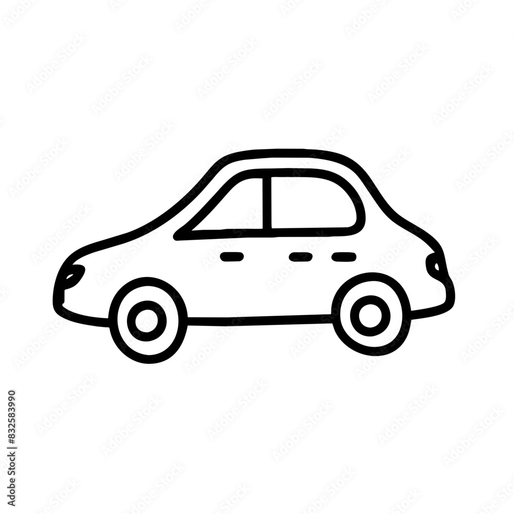 Car Outline Icon Car Outline Icon