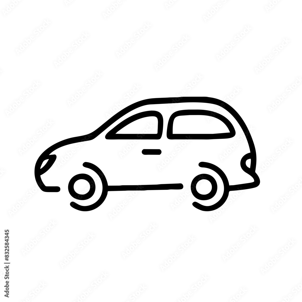 Car Outline Icon Car Outline Icon