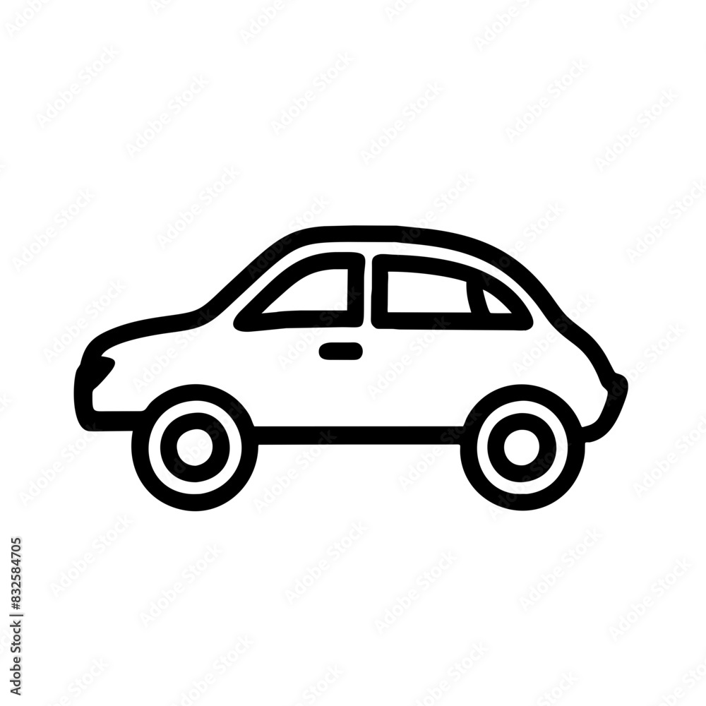 Car Outline Icon Car Outline Icon