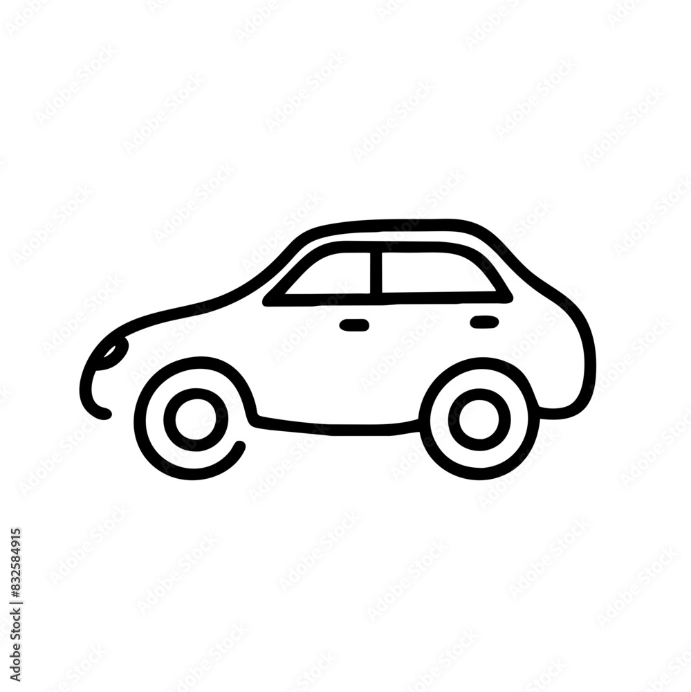 Car Outline Icon Car Outline Icon