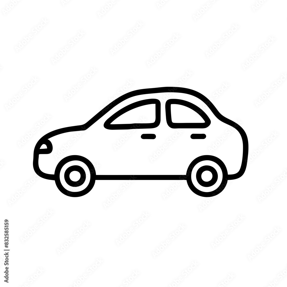 Car Outline Icon Car Outline Icon