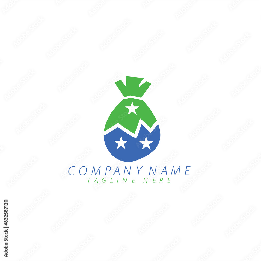 Fototapeta premium Target Growth Logo 