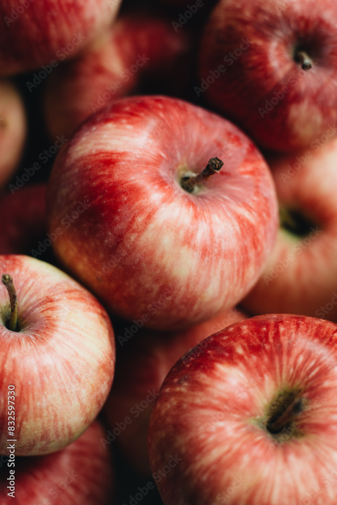 Fresh red apples Fresh red apples