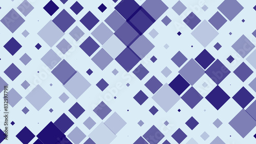 Wallpaper Mural Abstract geometric pattern with colors squares on a light pink background. Perfect for modern design projects and digital art. Torontodigital.ca