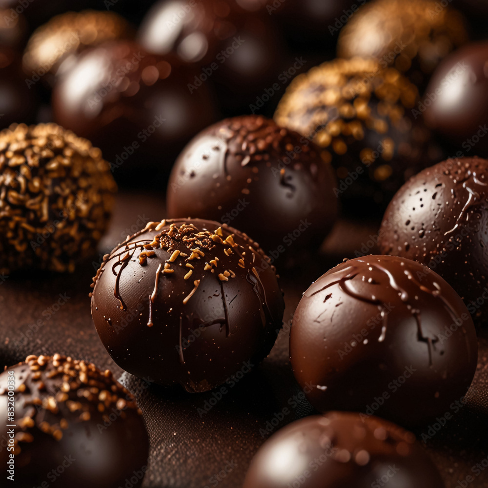 Obraz premium World Chocolate Day background