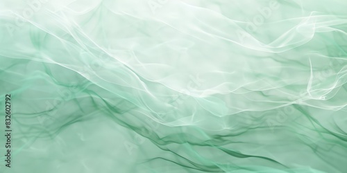 Wallpaper Mural Delicate light mint green wisps intertwining and blending, evoking a dreamy, ethereal atmosphere Torontodigital.ca