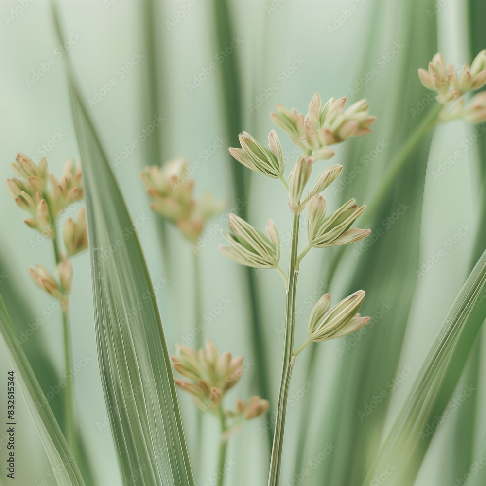 Close-up of Spring Grass Blades Fresh and Tender with Delicate New Growth in a Soft Green Field Close-up of Spring Grass Blades Fresh and Tender with Delicate New Growth in a Soft Green Field