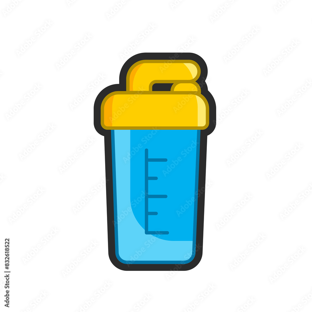 Sport equipment, gym accessories, training items, gym and fitness icon bottle of water Sport equipment, gym accessories, training items, gym and fitness icon bottle of water