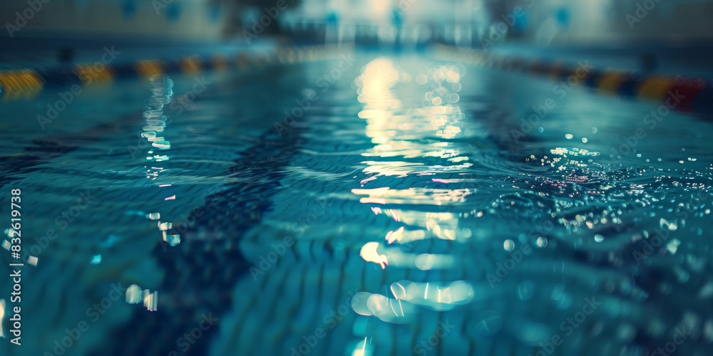 Sport swimming pool shot 