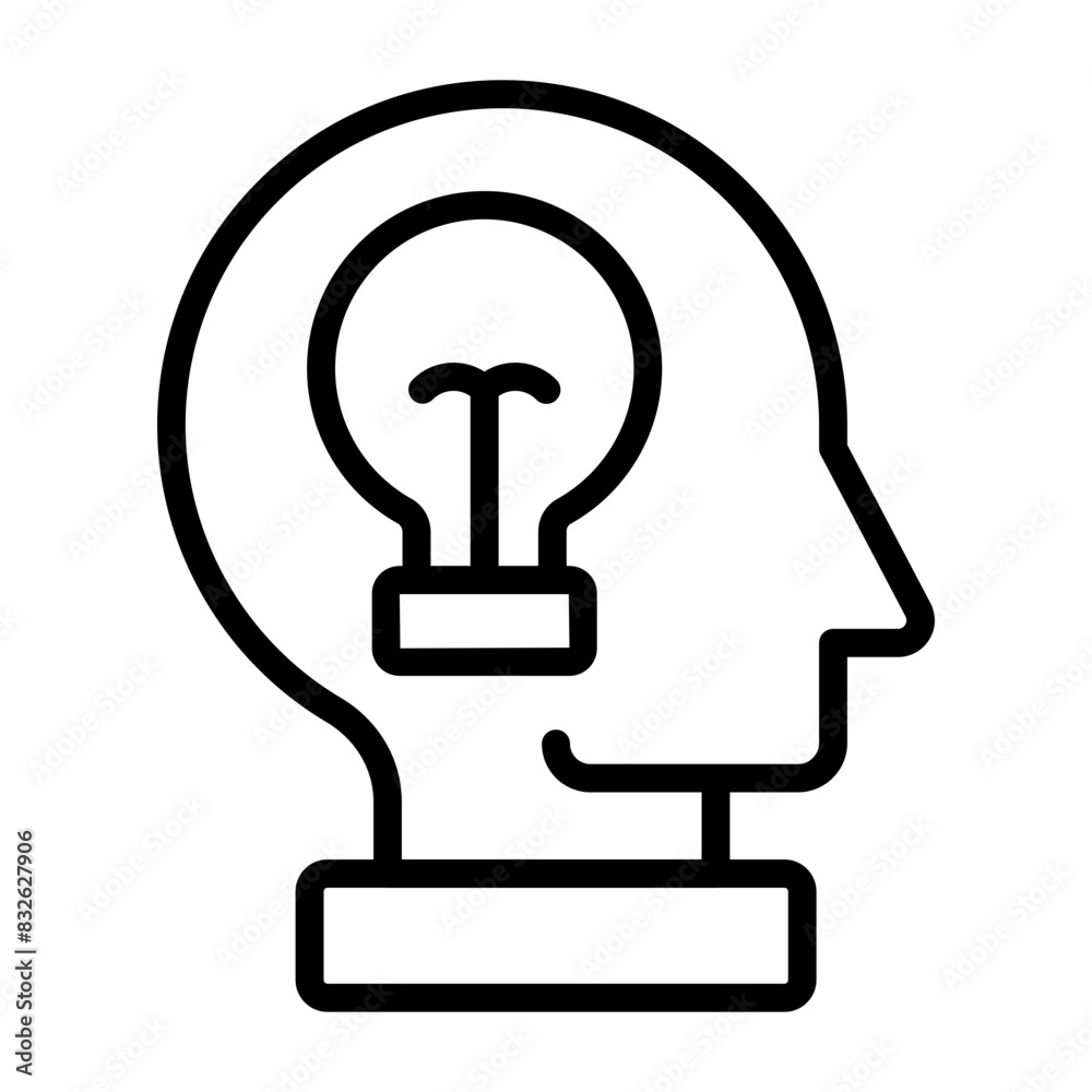 Trendy design icon of brain idea
Trendy design icon of brain idea