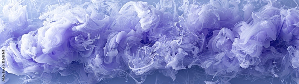 Fototapeta premium Abstract wave of collide blue, purple, and pink smoke. Best for banner abstract background.