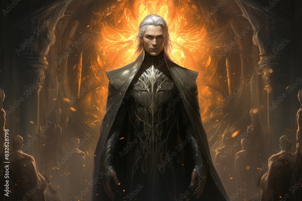 A wise and ancient elven archmage, wielding spells of immense power and unparalleled wisdom. - Generative AI A wise and ancient elven archmage, wielding spells of immense power and unparalleled wisdom. - Generative AI