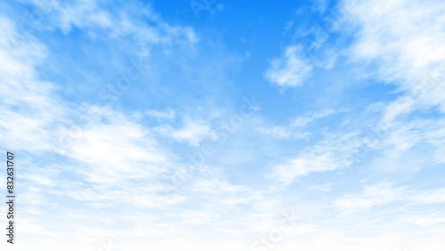 青空と流れる雲